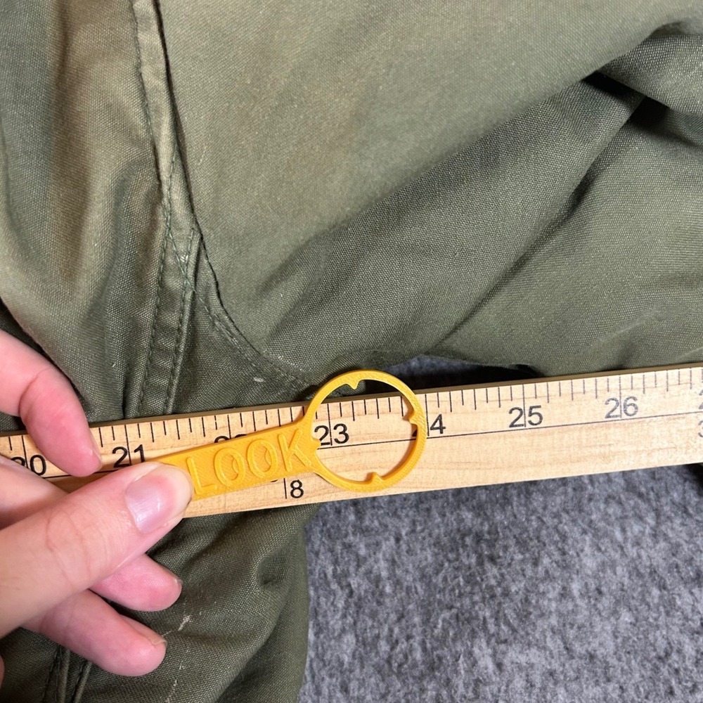 US Military M65 Field Jacket OG-107 Men Medium Reg w/Liner Cold Weather Coat 80s - Picture 9 of 10